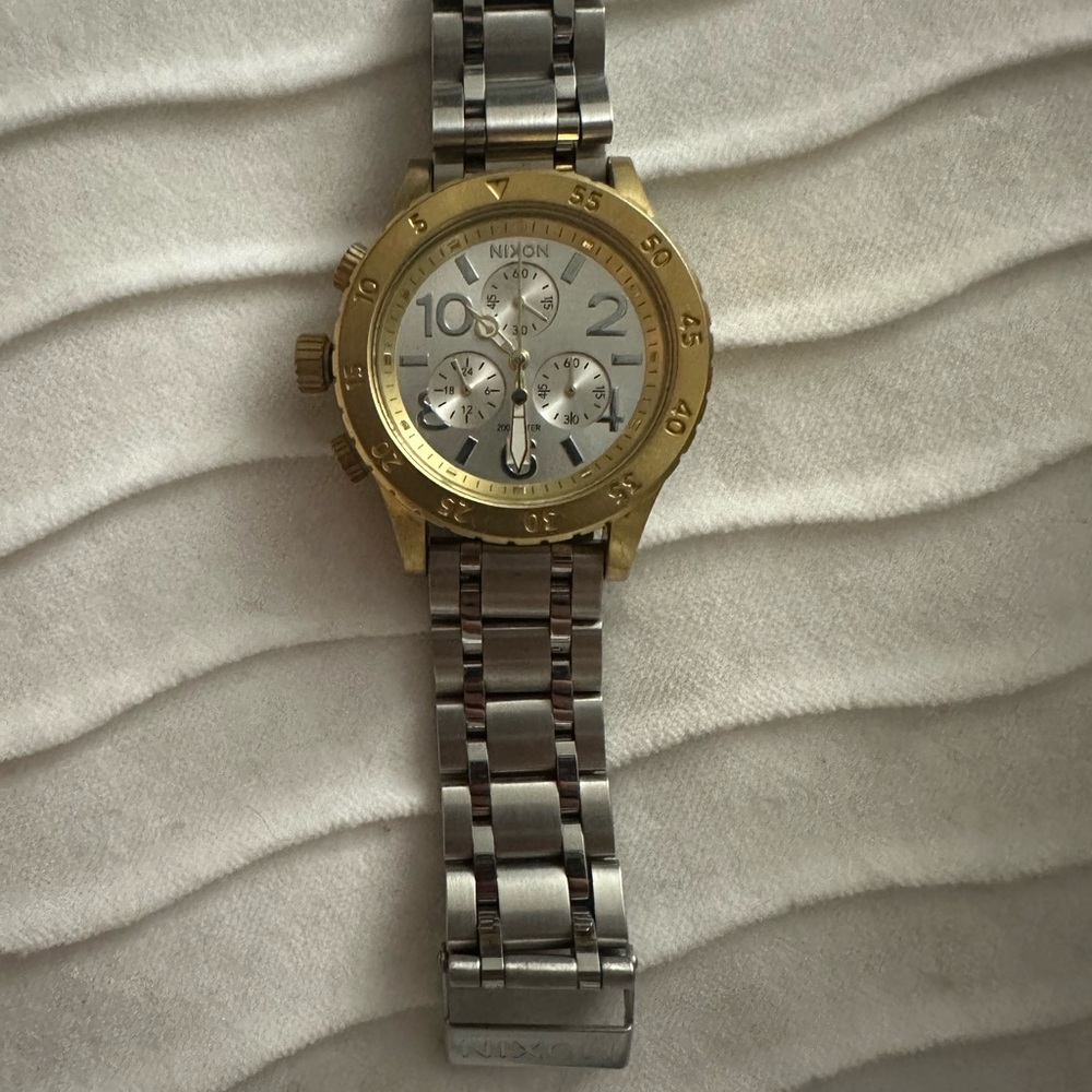 Nixon Women’s Two-Tone Chronograph Watch - Gold & Silver - Picture 7 of 7